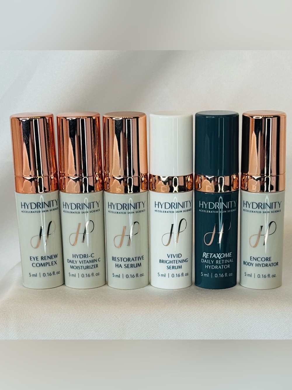 ✨ Hydrinity Skincare Experience Set – 6 Trial Sizes | $120 Val ✨